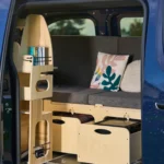 Lit Peigne Van Tchao Tchao – Banquette 2/3‑1/3 en Bois Durable, Espace de Rangement