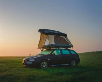 Tente de toit rigide NaitUp Quatro – Occasion – Aluminium – Confort et espace