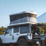 Tente de toit James Baroud Evasion Evo – 140 × 198 cm couchage – Fibre rigide, VMC & matelas confort