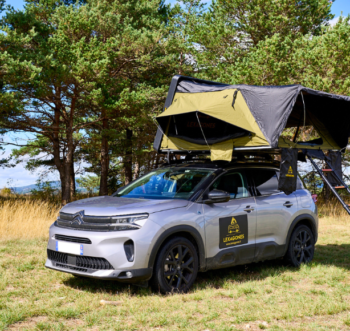 Tente de toit Lexagones Famille XL – Hard Shell – Coque ABS & confort