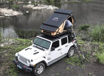 Tente de toit Bush Cruiser Pro 120 V2 – Aluminium rigide – Outdoor 1-2 pers.