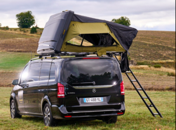 Lexagones Traveller – Tente de toit rigide ABS – Camping & Road-trip 2-3 pers.