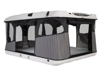 James Baroud Grand Raid M EVO – Tente de toit rigide pour 2 adultes + 1 enfant, 140×200 cm