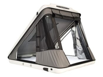 James Baroud Discovery M EVO – Tente de toit rigide 2 adultes + 1 enfant, 140×200 cm