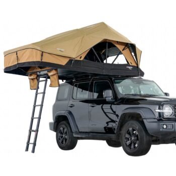 Tente de Toit Swisskings 190L – Roof‑Top Tent Spacieuse 185×230 cm, Toile Imperméable et Sky Light
