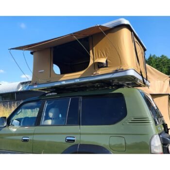 Tente de Toit Swisskings Tundra 160 × 210 cm – Roof‑Top Tent ABS, Échelle & Matelas